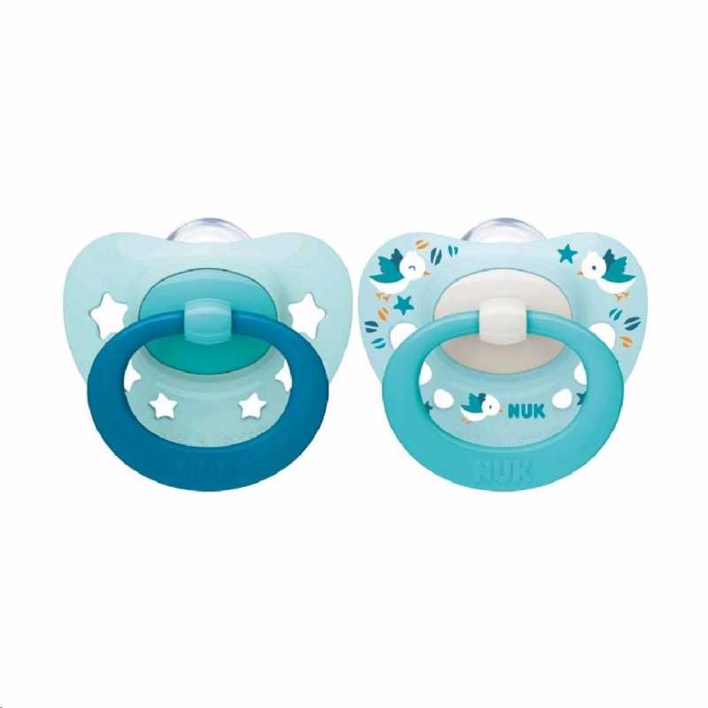 Dudlík NUK Signature 0-6m 2ks kluk