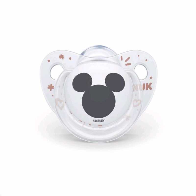 Dudlík Trendline NUK Disney Mickey Minnie 0-6m bílý Box