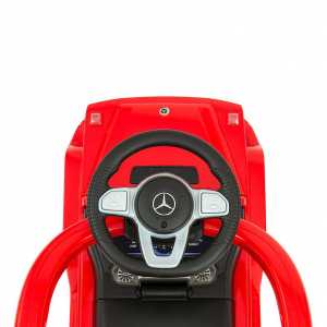 Detské odrážadlo s vodiacou tyčou MERCEDES G350d Milly Mally čierne