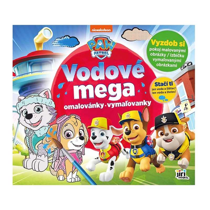 Vodové mega omalovánky Tlapková patrola
