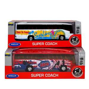 BUS Welly 1:60 Super Coach