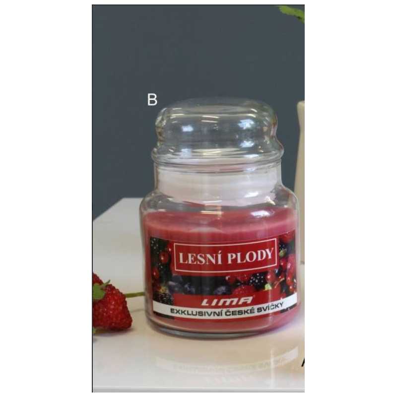 Aromatická sviečka lesné plody, pohár s viečkom 120g, LIMA
