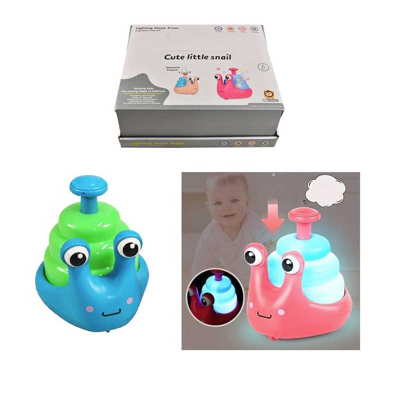 Šnek, světlo, hudba, na baterie