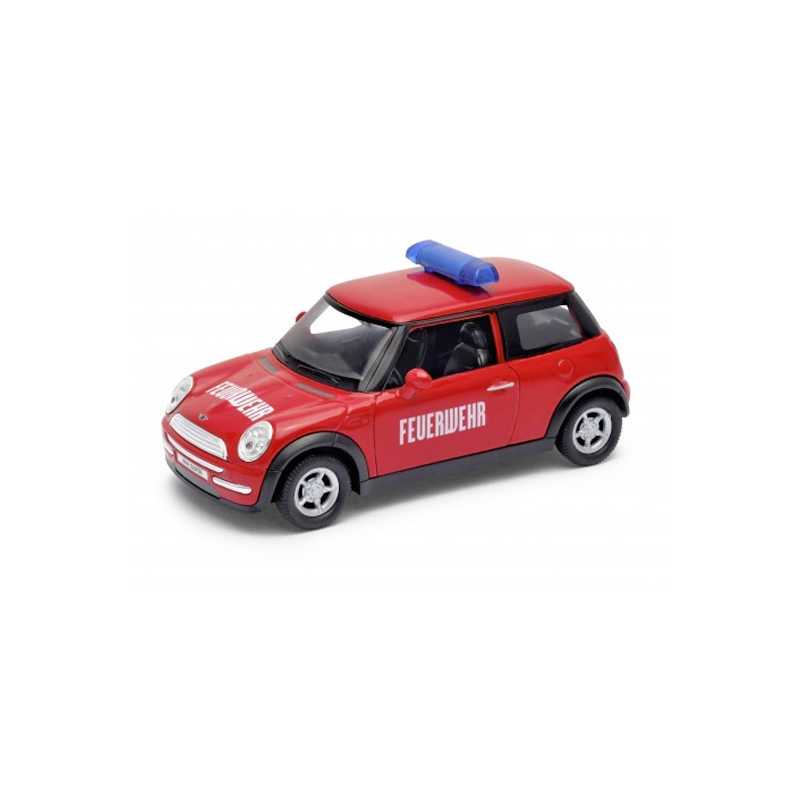 1:34 Mini Cooper Fire