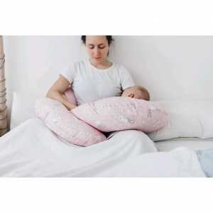 Univerzálny dojčiaci vankúš v tvare C New Baby Harmony zelený