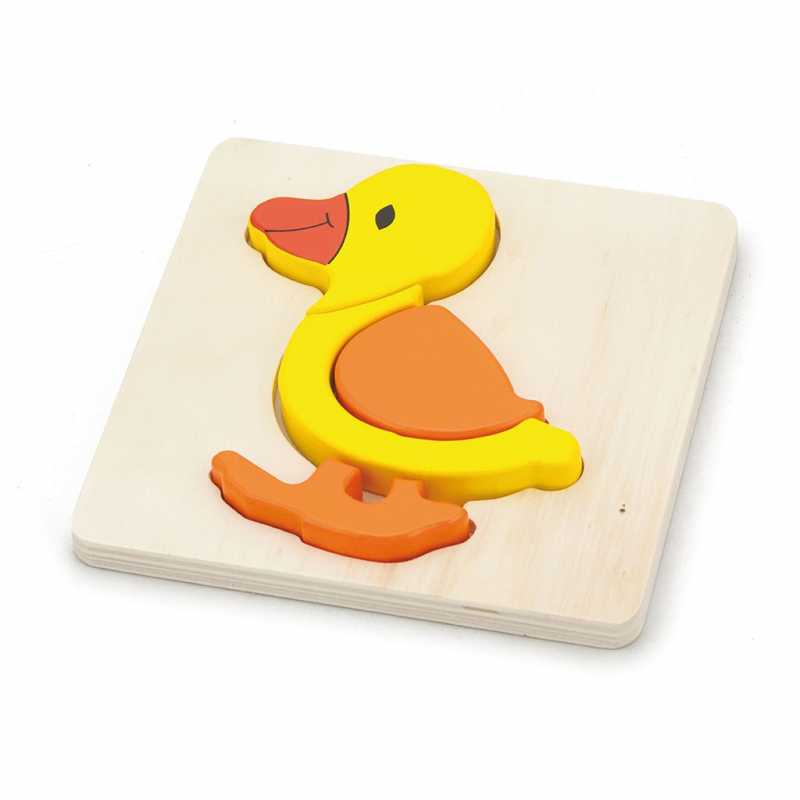Drevené puzzle pre najmenších Viga Kačica