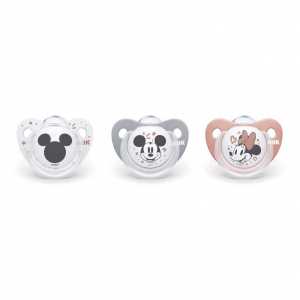 Dudlík Trendline NUK Disney Mickey Minnie 6-18m Box bílé