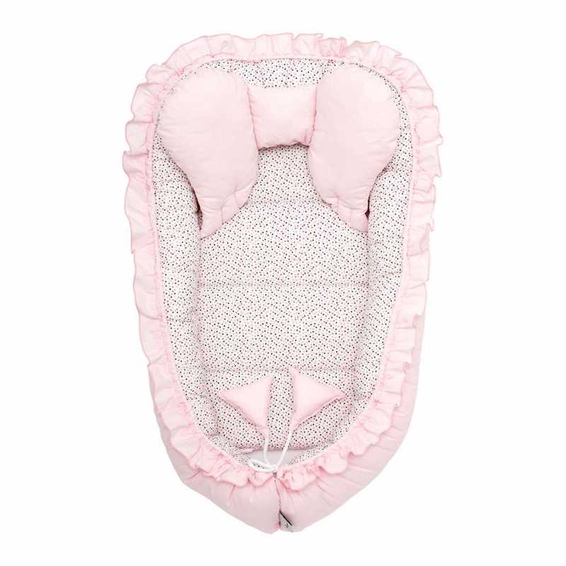 Hniezdočko pre bábätko Belisima dots pink
