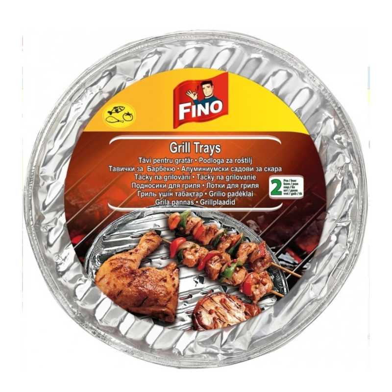 Fino Grilovacie tácky okrúhle, priemer 32 cm, balenie 2 kusy