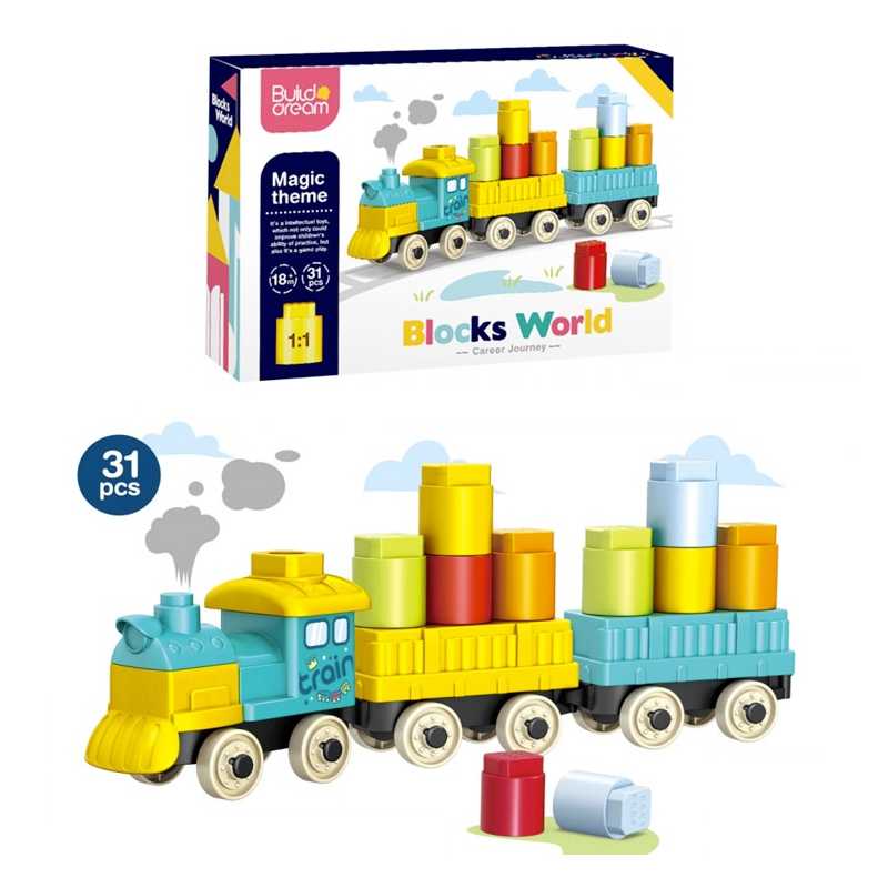 BABY vláčik skladačka 31ks
