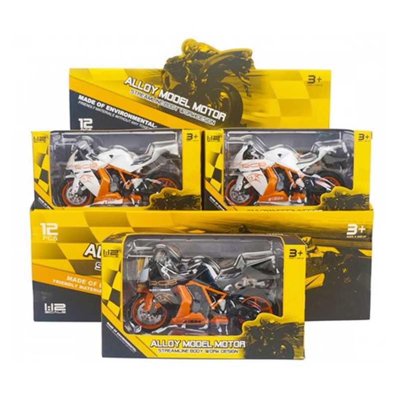 1:12 kovová motorka