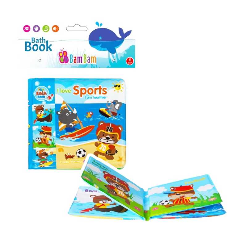 Knížka do koupele - Sport