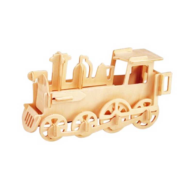 3D Drevené puzzle - Lokomotíva