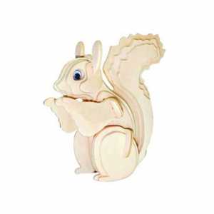 3D Drevené puzzle - Veverička