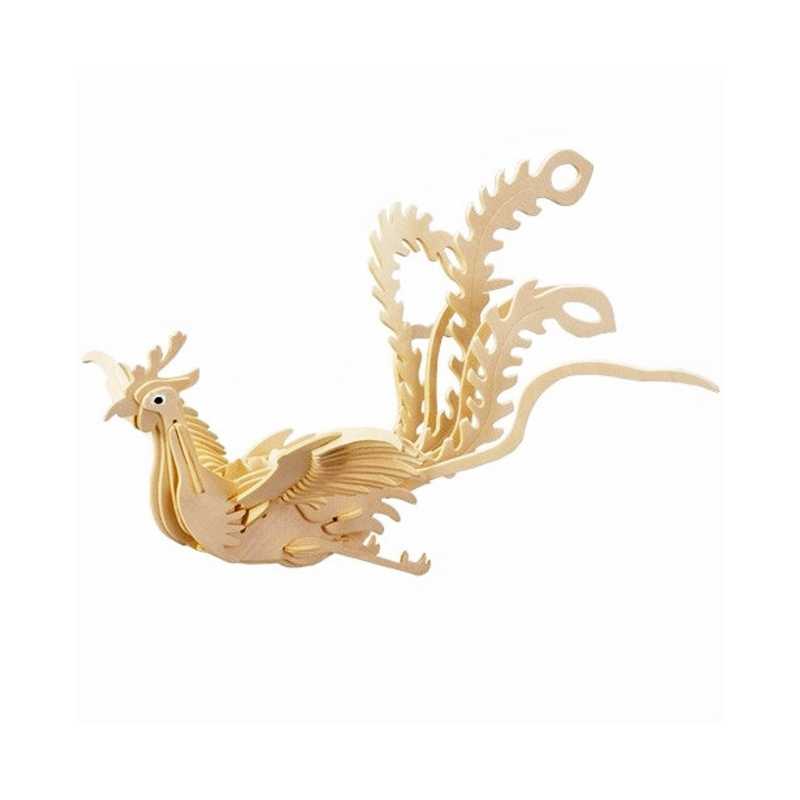3D Drevené puzzle - Páv väčší