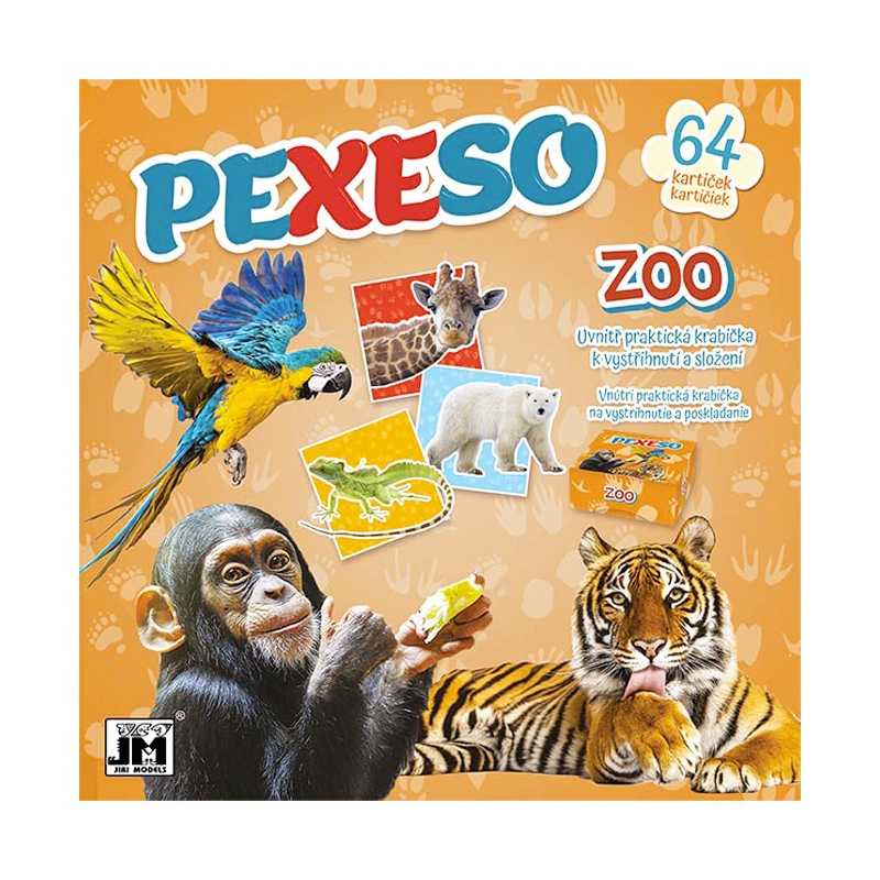 Pexeso Zoo s krabičkou