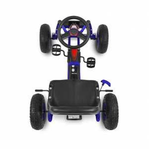 Detská šliapacia motokára Go-kart Milly Mally Thor modrá
