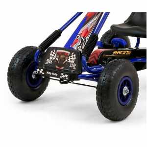 Dětská šlapací motokára Go-kart Milly Mally Thor modrá
