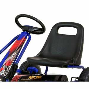 Dětská šlapací motokára Go-kart Milly Mally Thor modrá