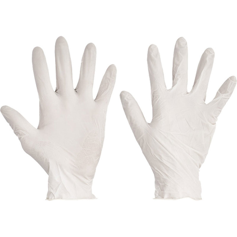 Rukavice latexové, 100ks, jednorazové veľ. L (9")