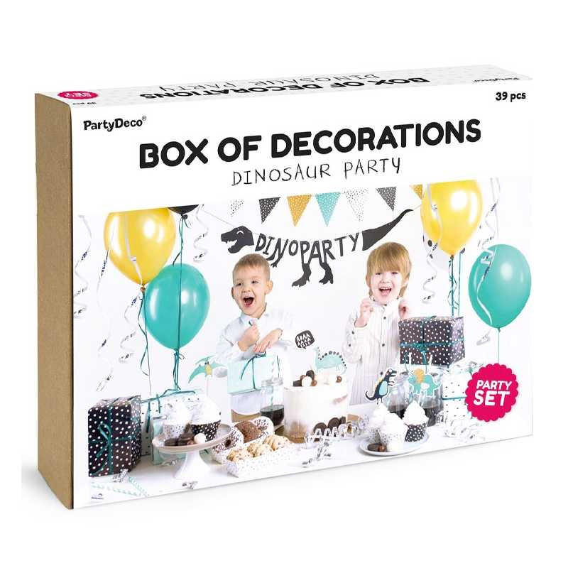 Dekoračný set na party Dinosaurus