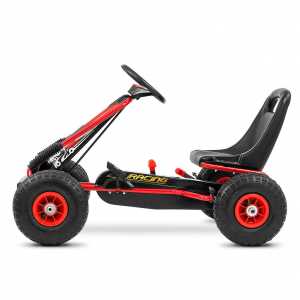 Dětská šlapací motokára Go-kart Milly Mally Thor červená
