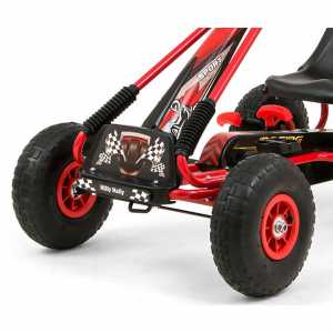 Dětská šlapací motokára Go-kart Milly Mally Thor červená
