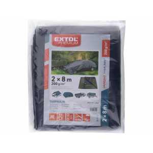 Plachta zakrývací PE 200g/m², 2x8m, EXTOL PREMIUM 8878202