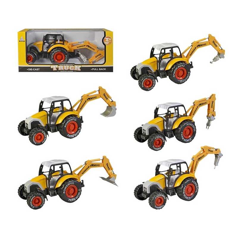 Stavební stroj traktor bagr