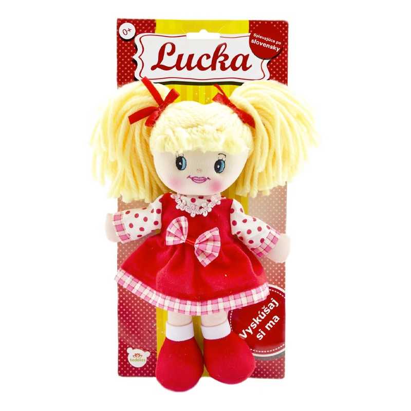 Bábika Lucka Slovensky spievajúca
