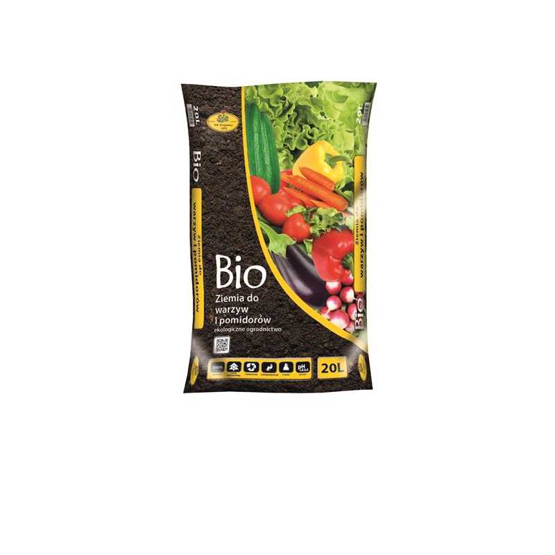 BIO zemina na pestovanie zeleniny a paradajok 20l Kik
