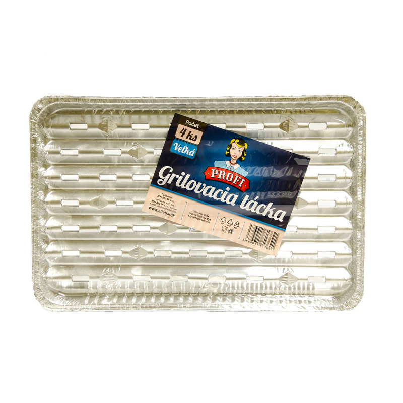 Grilovacia tácka veľká profi 4ks
