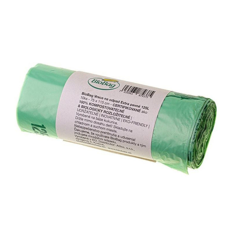 Kompostovatelné pytle Biobag - 125l-10ks