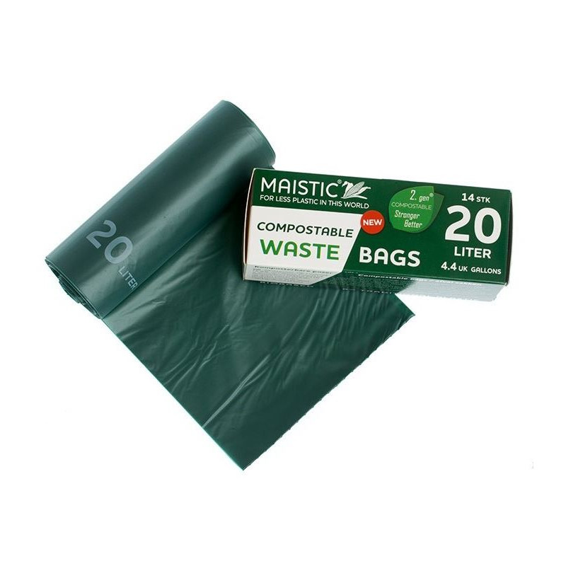 Kompostovateľné vrecia do koša 20l (14ks)