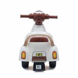 Detské odrážadlo motorka so zvukom Baby Mix Scooter biele