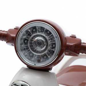 Detské odrážadlo motorka so zvukom Baby Mix Scooter biele
