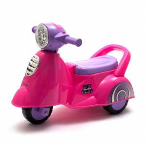 Detské odrážadlo motorka so zvukom Baby Mix Scooter biele