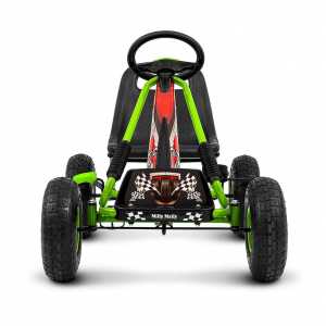 Detská šliapacia motokára Go-kart Milly Mally Thor zelená