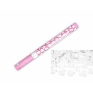 Konfety 60cm - Biele srdce