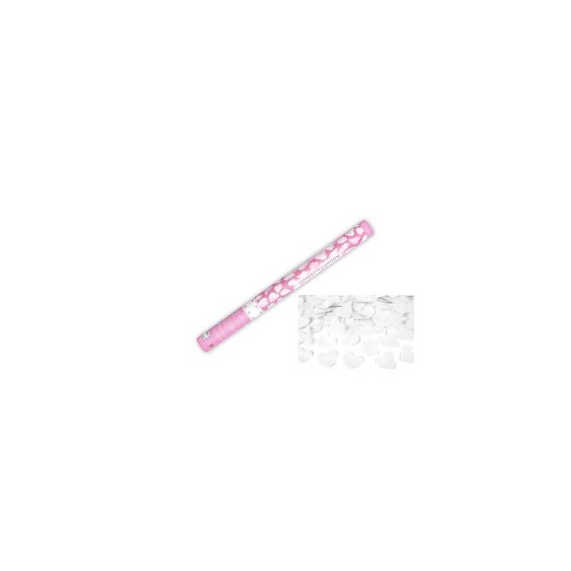 Konfety 60cm - Biele srdce