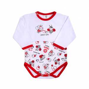 Dojčenské body s dlhým rukávom New Baby Lienka, 86