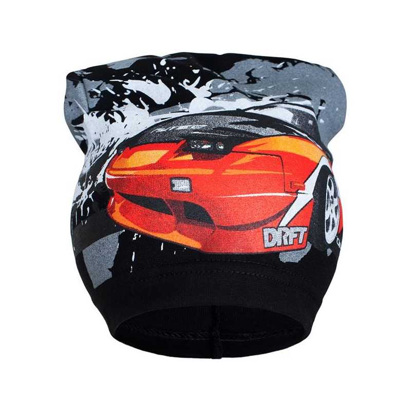 Jarná detská čiapočka New Baby auto čierné, 104