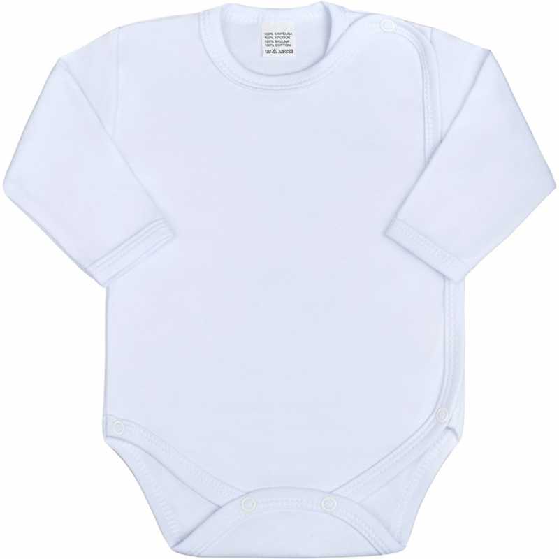 Dojčenské body celorozopínacie New Baby Classic biele, 62