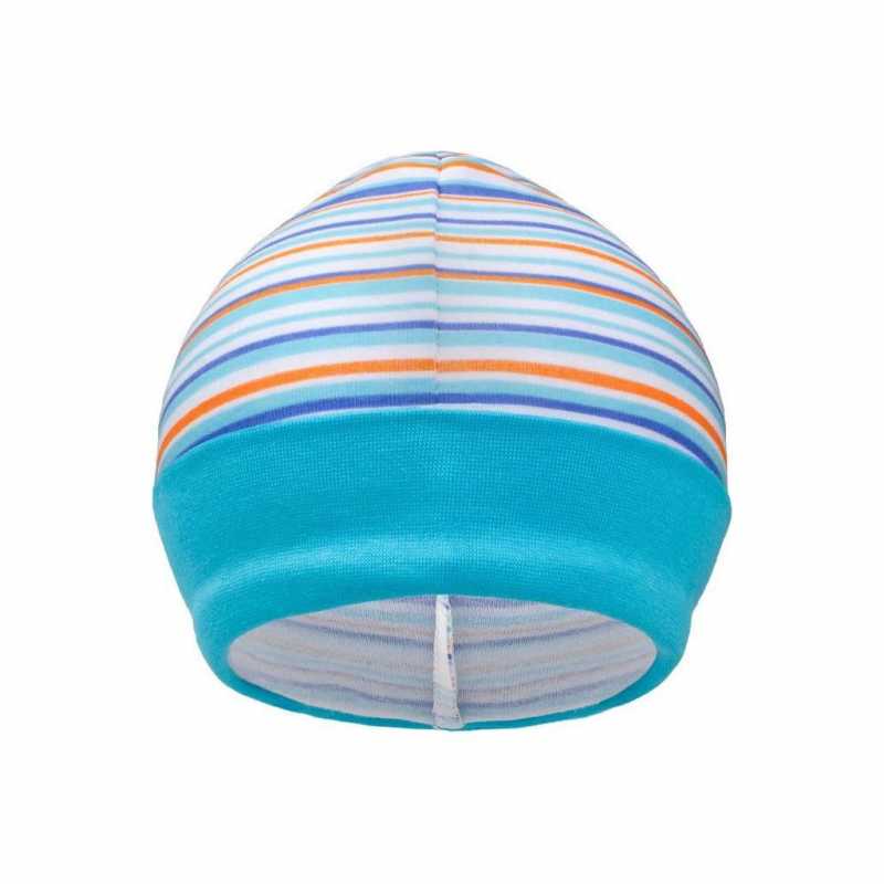 Kojenecká čepička New Baby Puppik 2 tyrkysová, 68