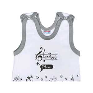 Dojčenské bavlnené dupačky New Baby Music, 62
