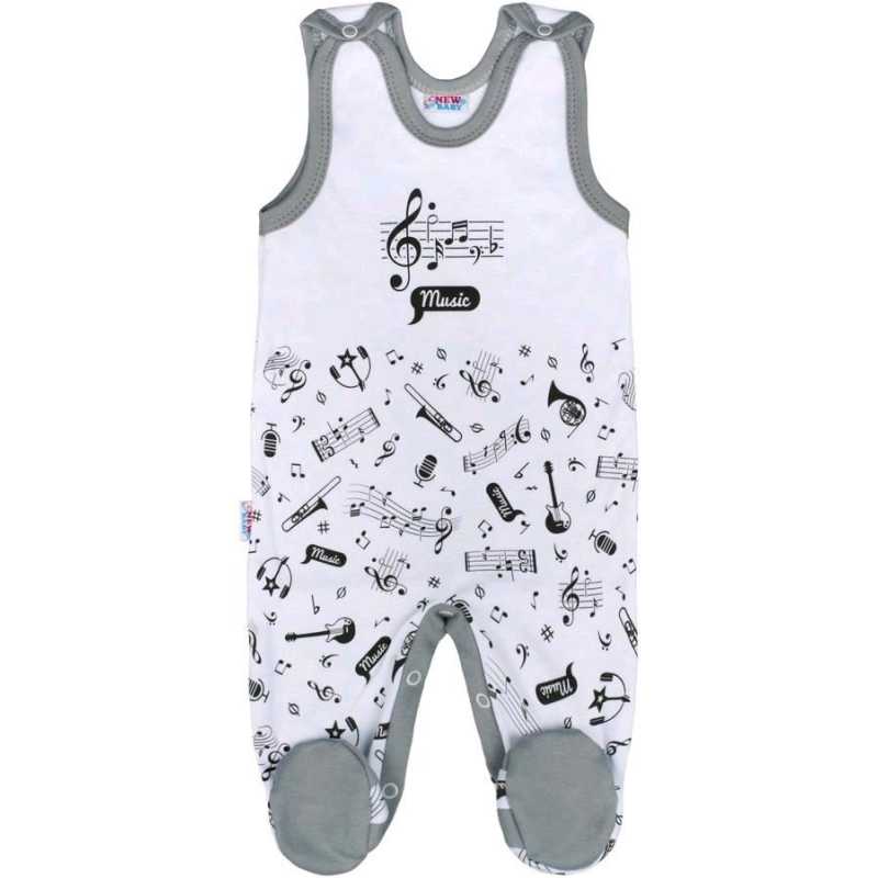 Dojčenské bavlnené dupačky New Baby Music, 68