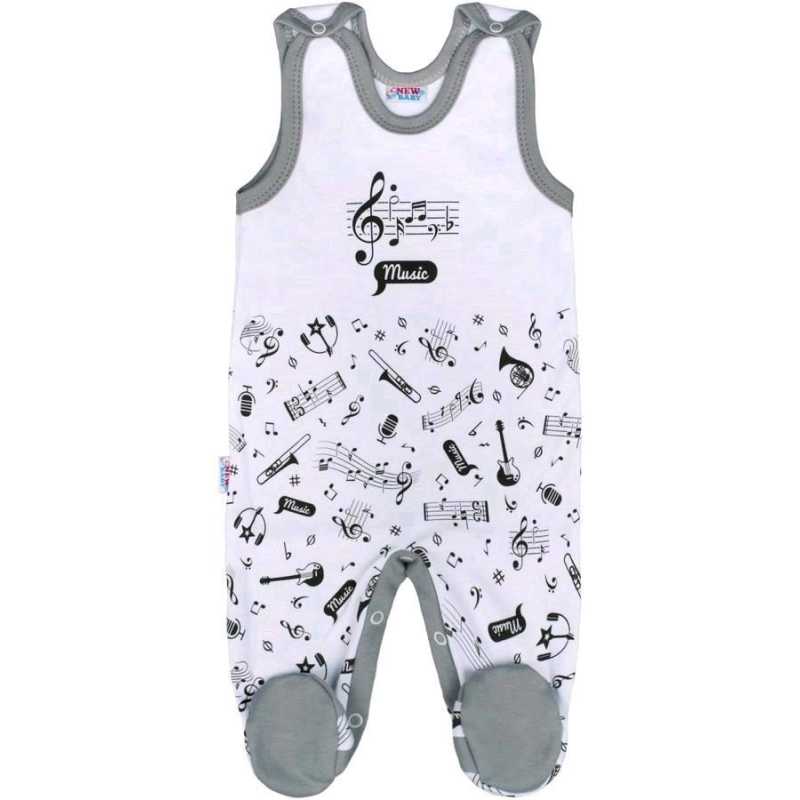 Dojčenské bavlnené dupačky New Baby Music, 74