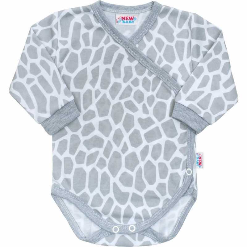 Kojenecké body celorozepínací New Baby Žirafa, 56