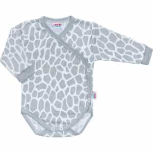 Dojčenské body celorozopínacie New Baby Žirafa, 62