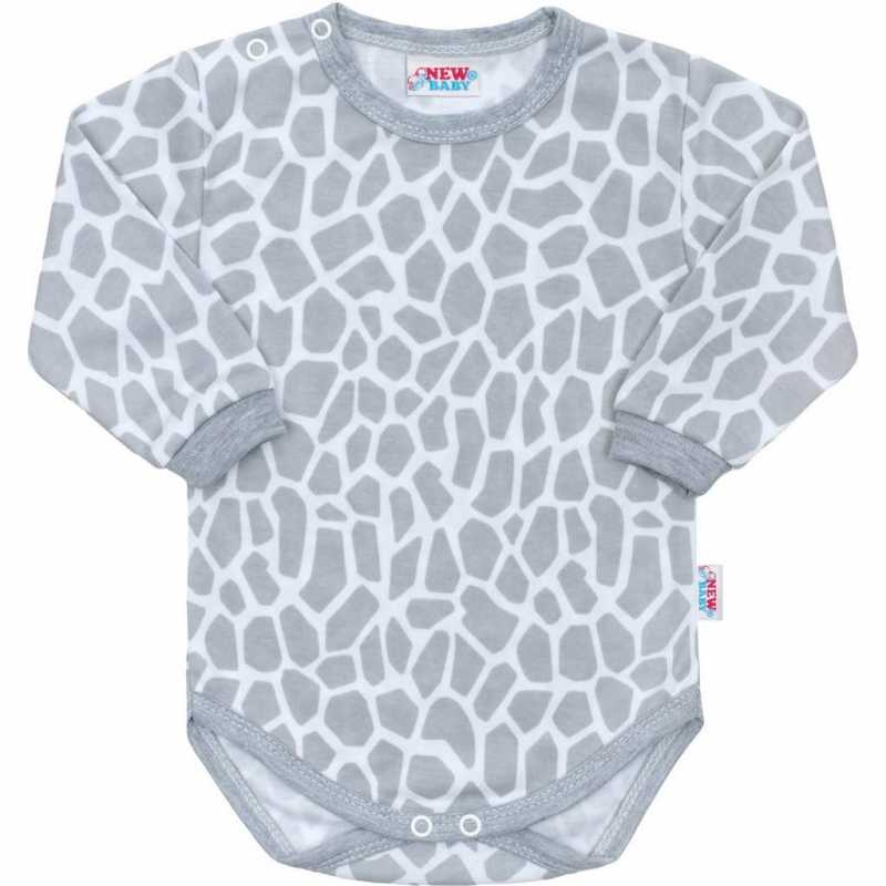 Dojčenské body s dlhým rukávom New Baby Žirafa, 74